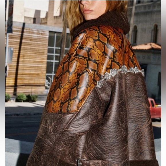 Nasty Gal Jackets & Blazers - Nasty Gal Bewjewled Jacket with fur trim